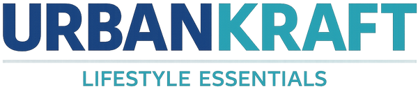 Urban Kraft logo with 'Lifestyle Essentials' text on a white background